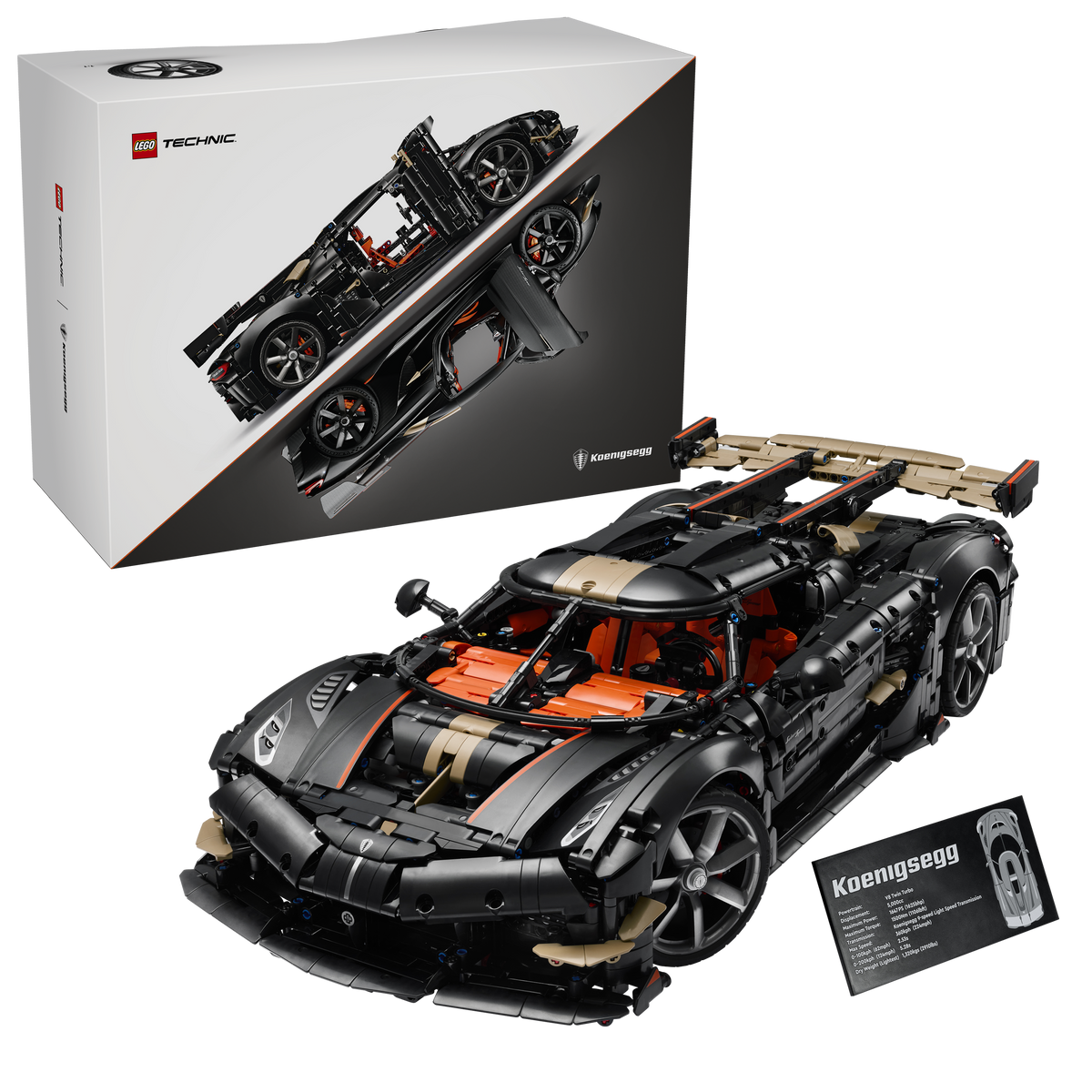 LEGO® Technic – Megacar Sadair's Spear di Koenigsegg (42232)
