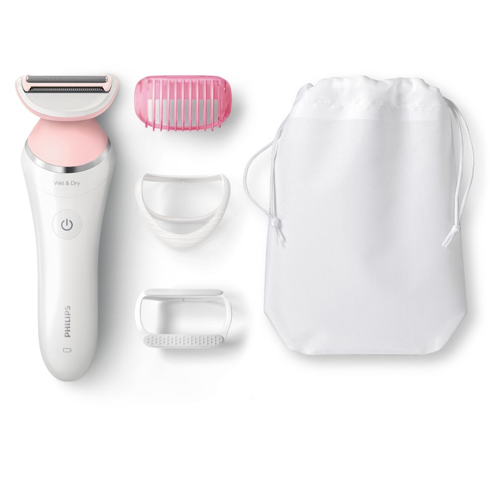 Philips SatinShave Advanced Rasoio elettrico per pelle asciutta o bagnata