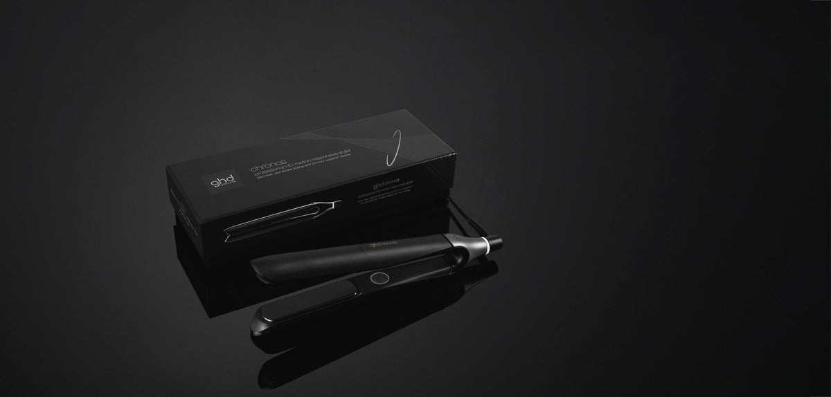 Piastra ghd chronos nera con piastre classiche (piastre 26mm)