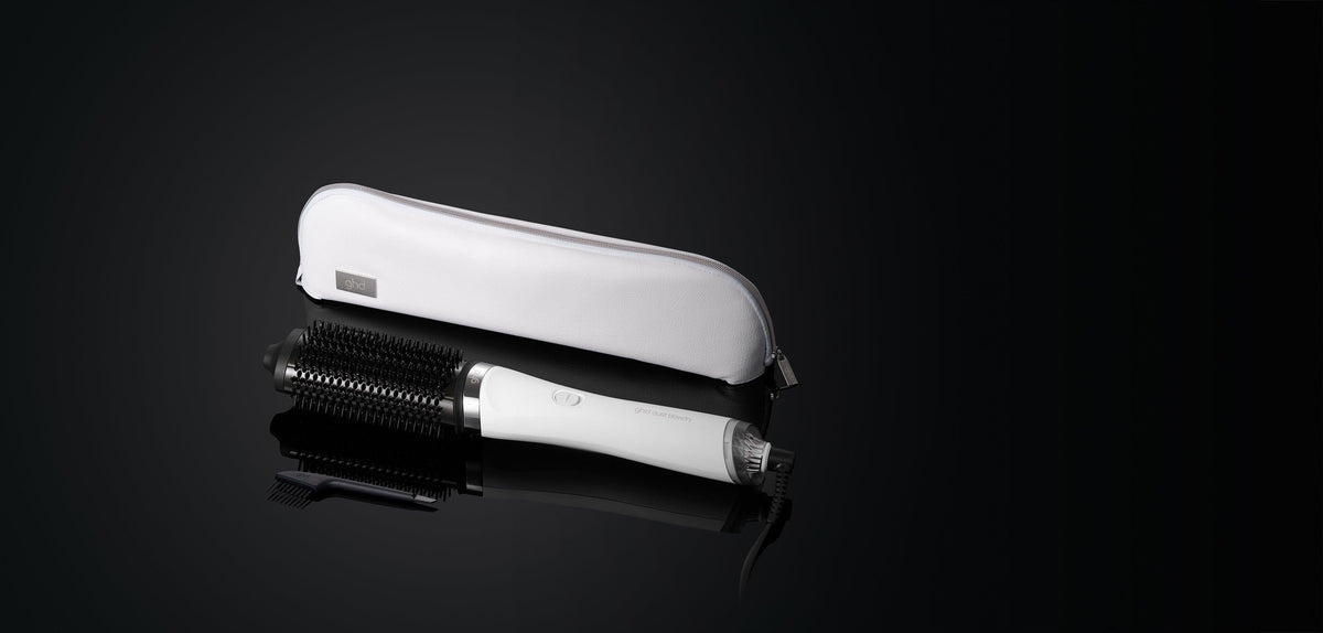 Spazzola asciugacapelli bianca ghd duet blowdry