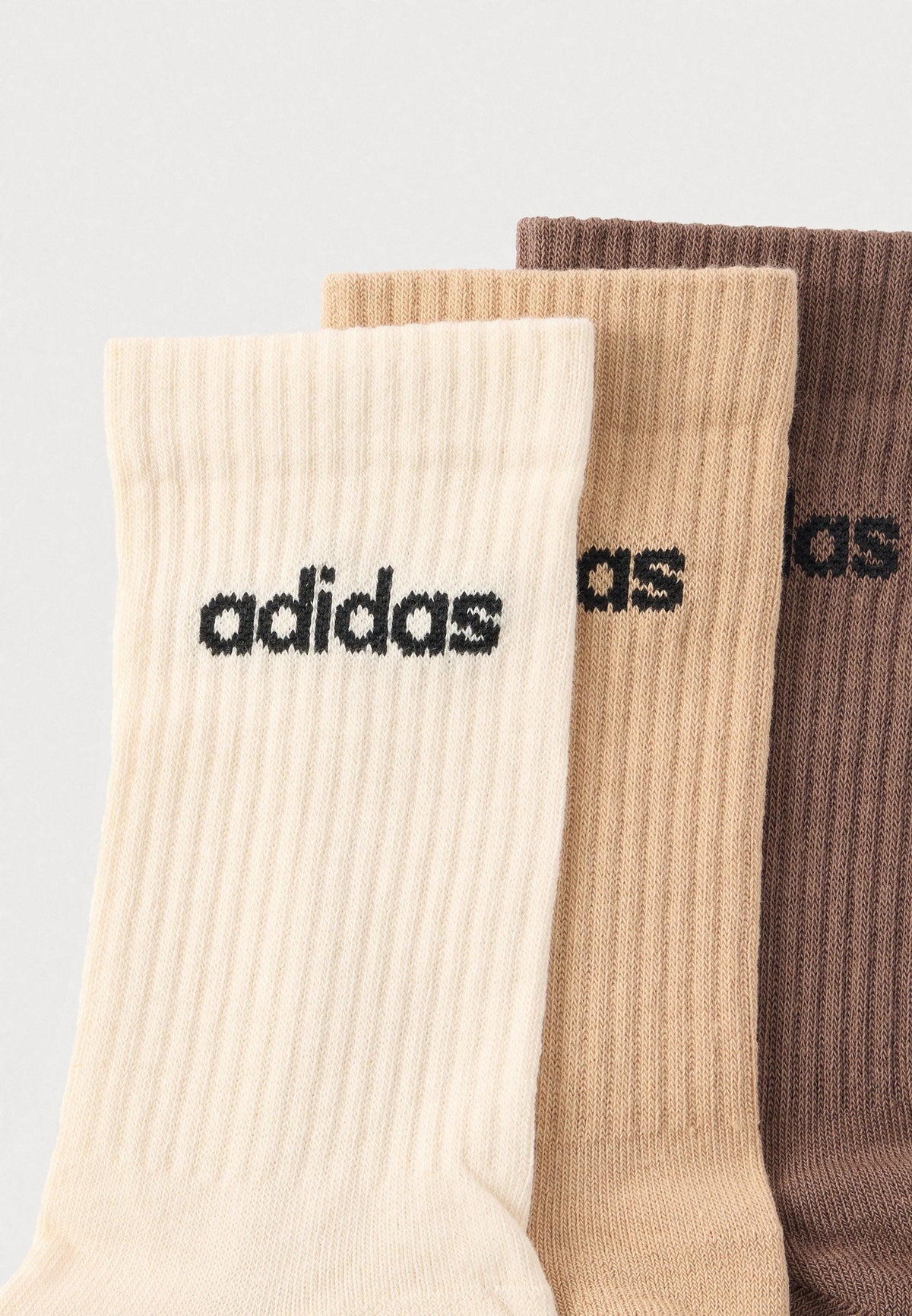 adidas Performance Linear Crew Socks Cushioned Socks Unisex 3 Pair Pack – Calzini sportivi