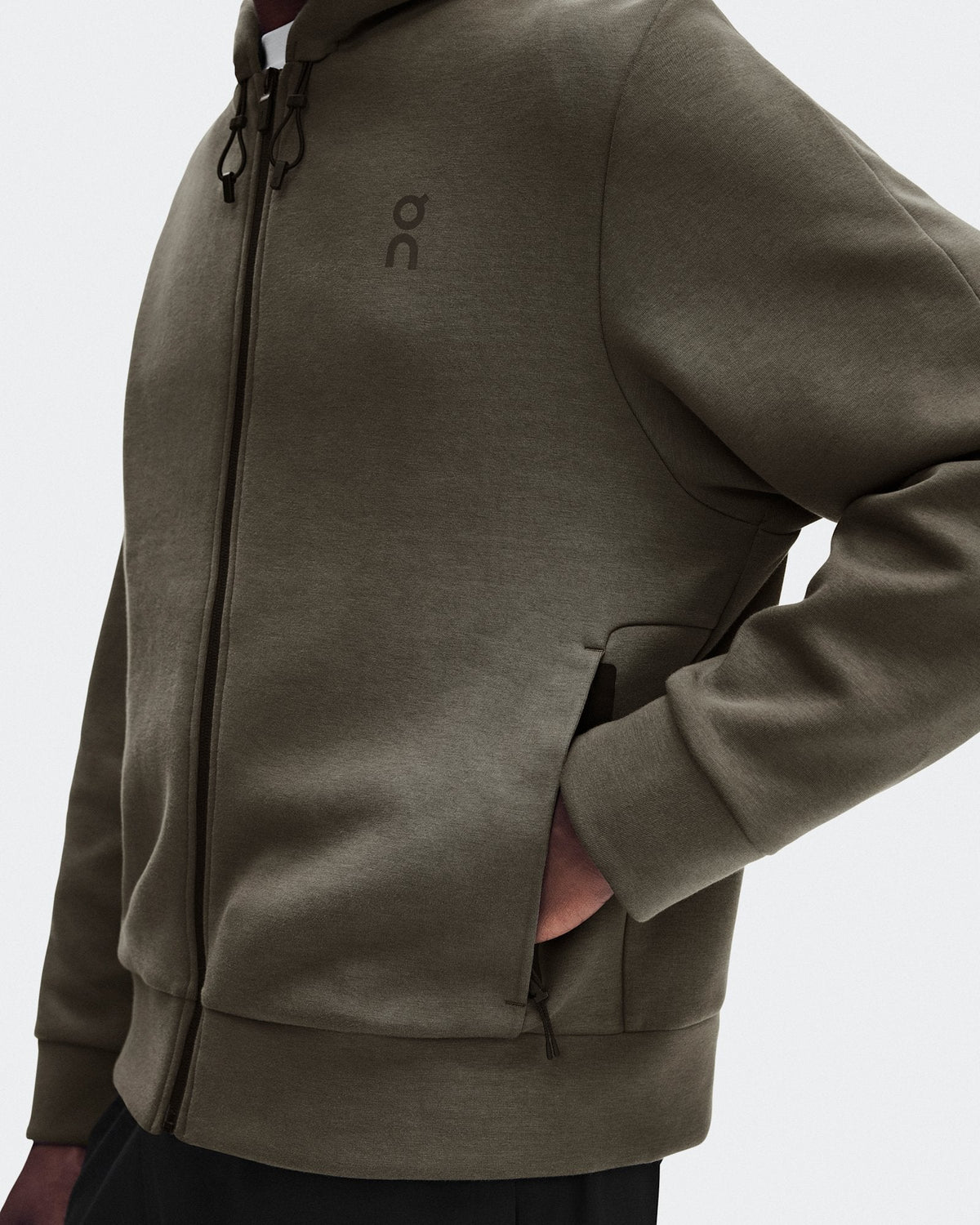 Focus Tech Zip Hoodie Uomo