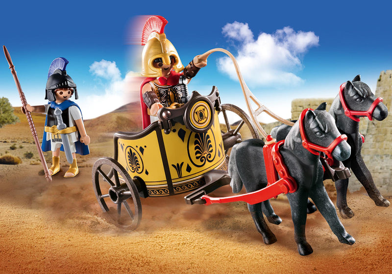 Achille e Patroclo con carro