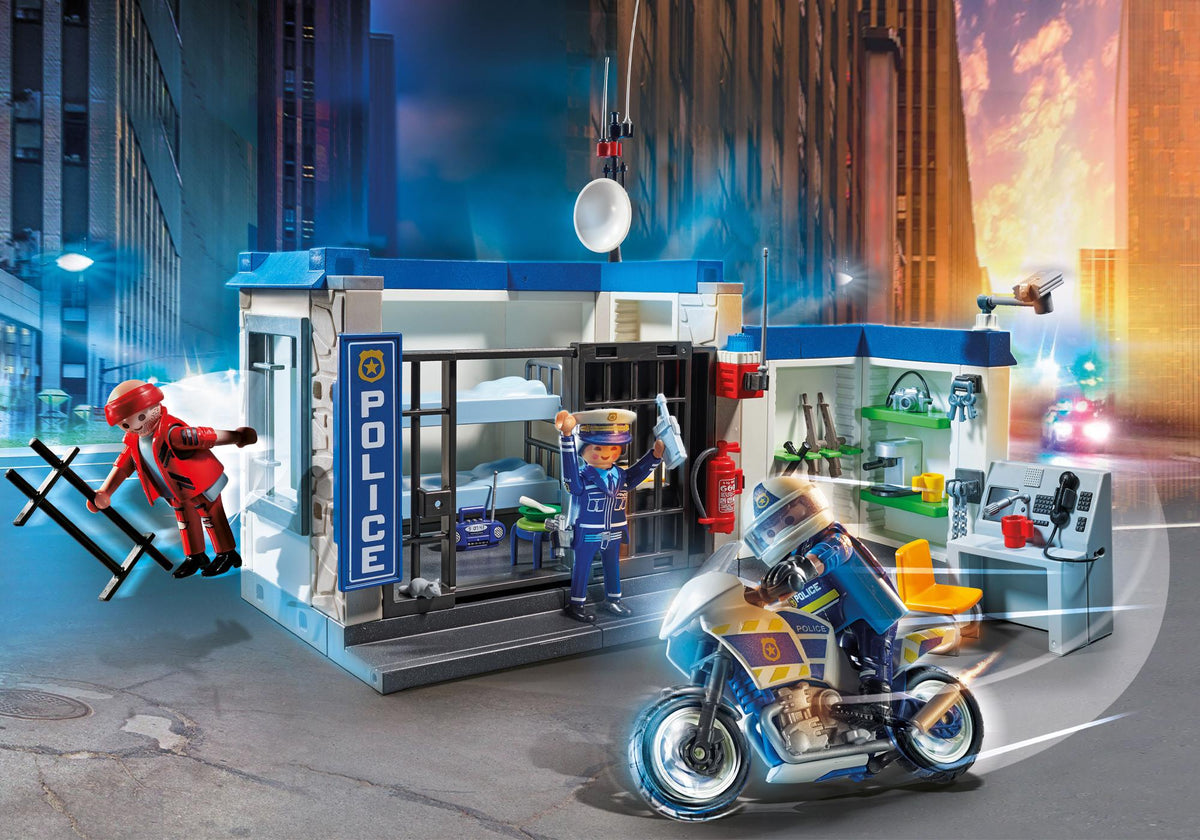 Stazione di polizia e ladro