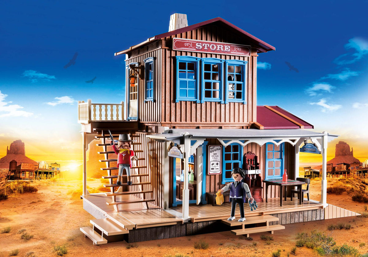 Negozio del Far West con studio