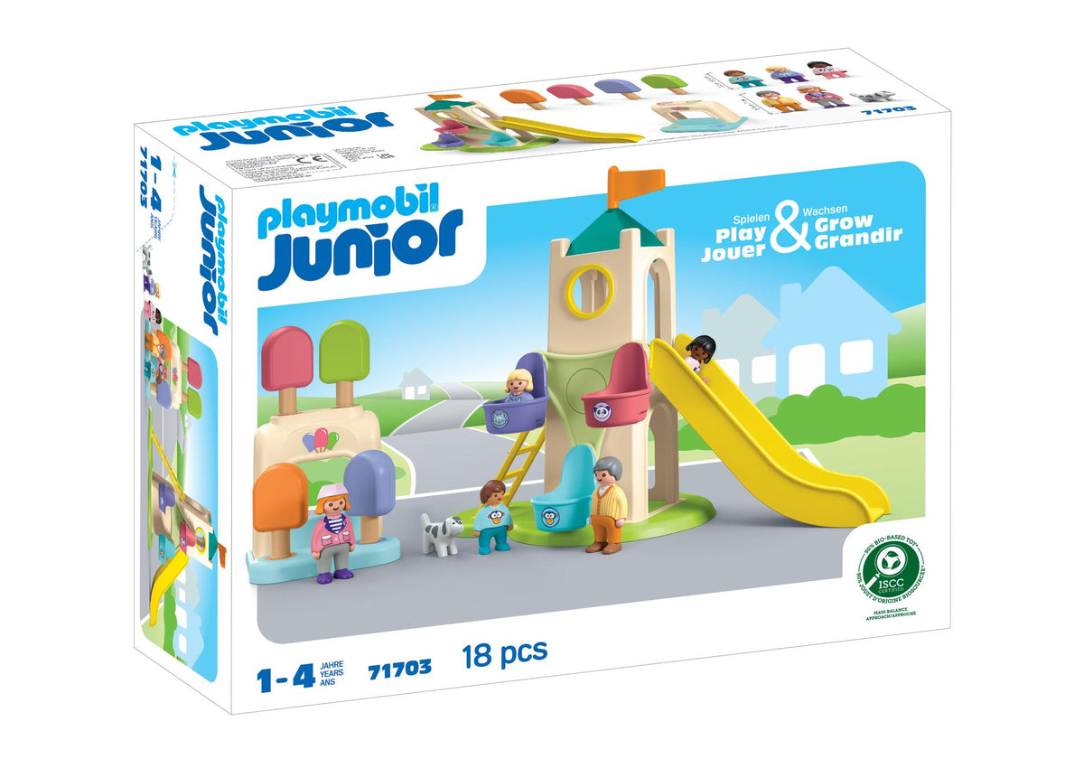 Junior: Parco giochi con scivolo gigante