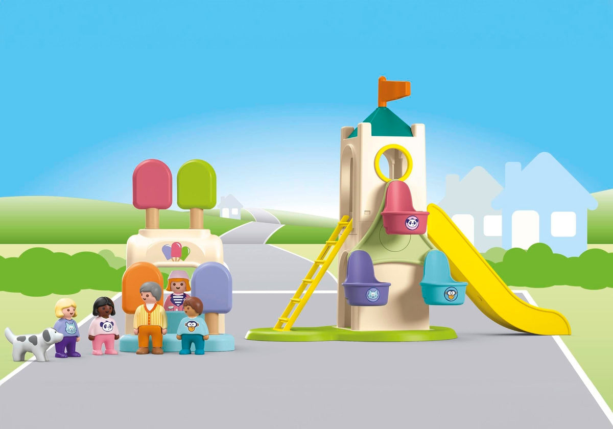 Junior: Parco giochi con scivolo gigante