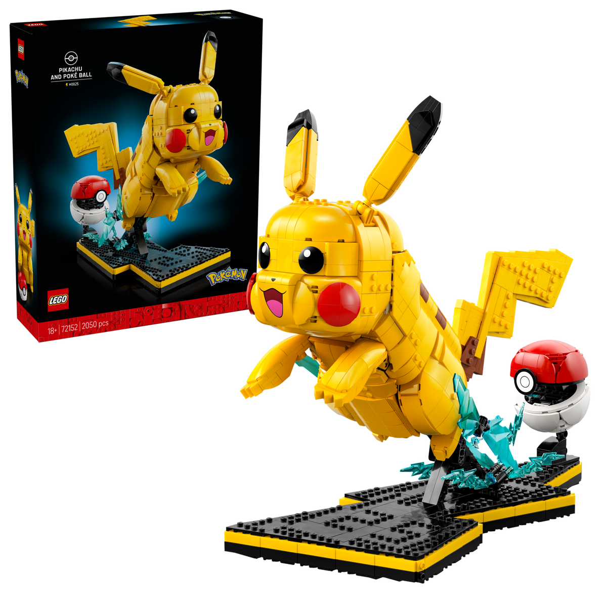 LEGO® Pokémon – Pikachu e Poké Ball (72152)