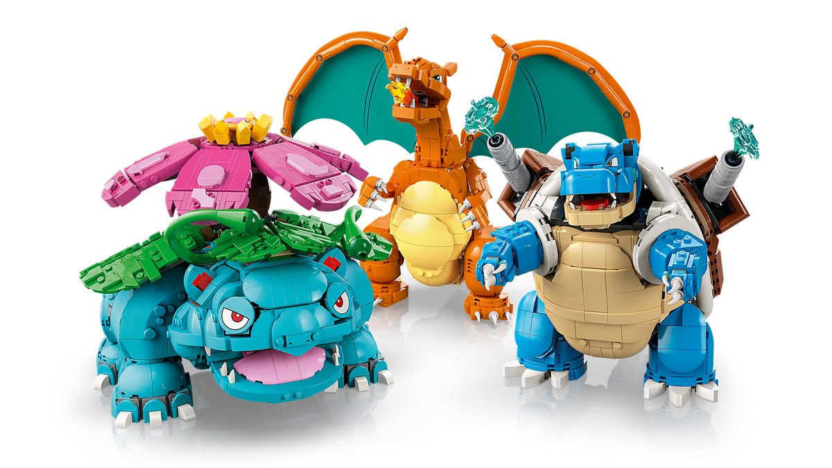 LEGO® Pokémon – Venusaur, Charizard e Blastoise (72153)