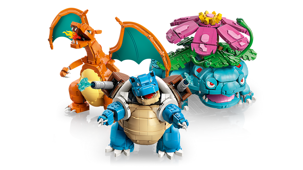 LEGO® Pokémon – Venusaur, Charizard e Blastoise (72153)
