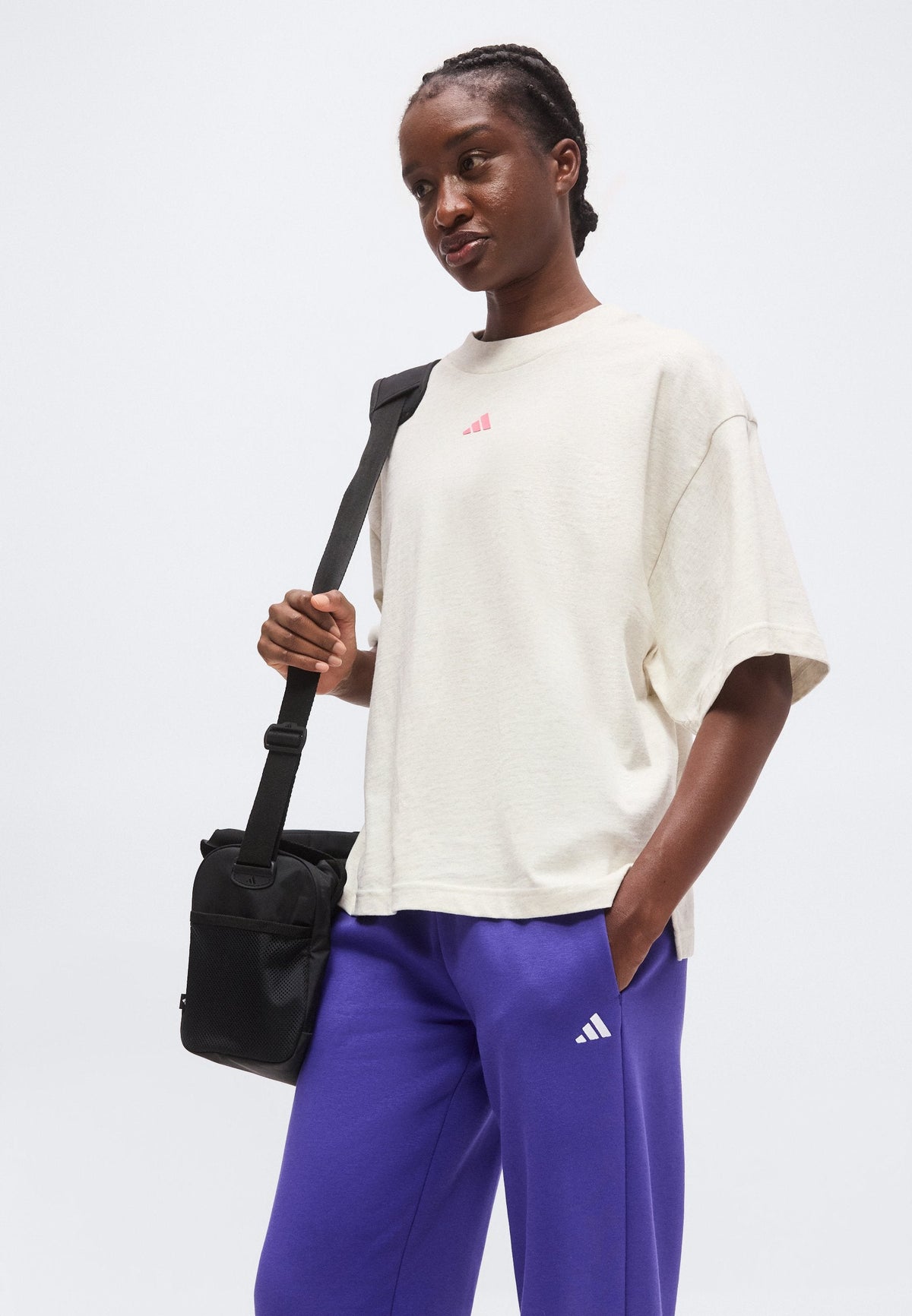 adidas Sportswear Essentials Small Logo Feel Cozy Open Hem Pants – Pantaloni della tuta Donna