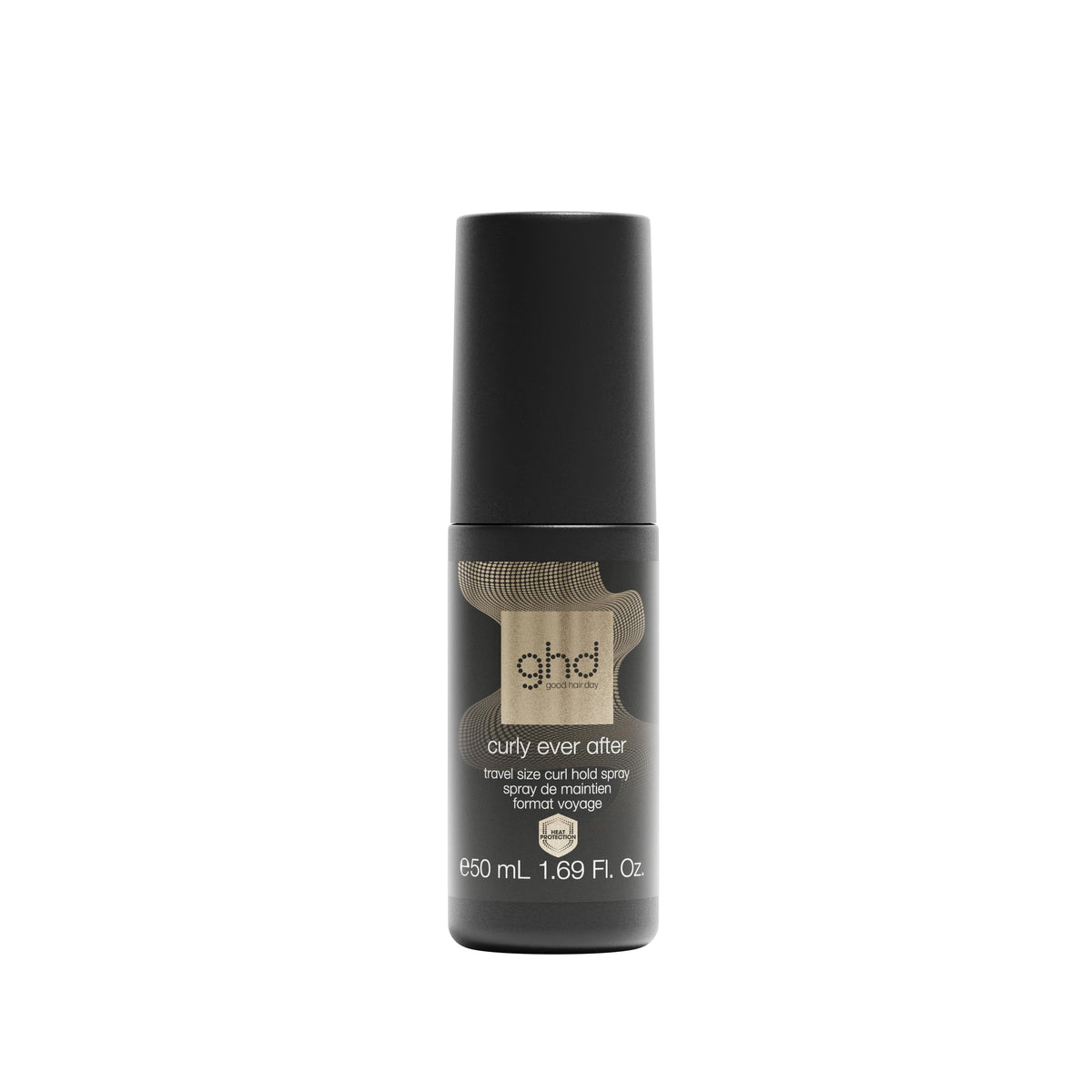 Nuovo spray fissante in formato viaggio ghd - mini curly ever after