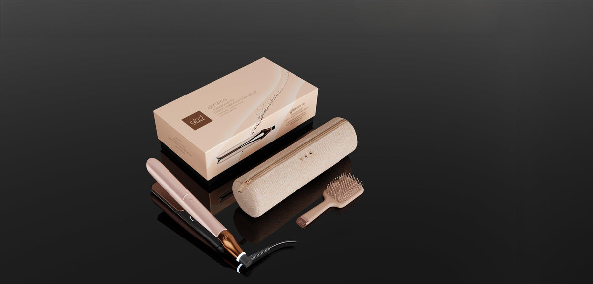 Nuovo cofanetto piastra ghd chronos beige cashmere