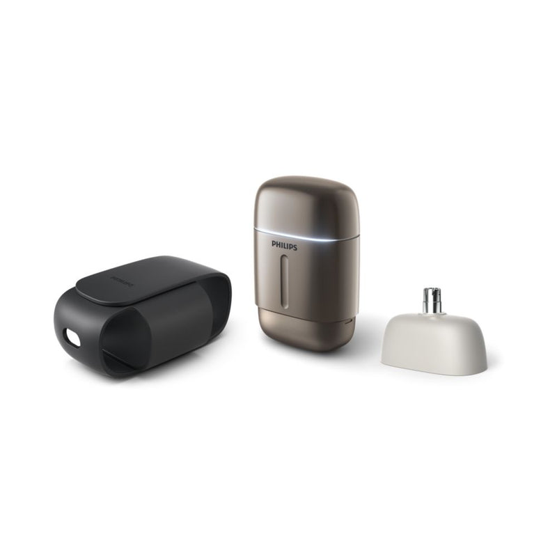 Philips Shaver 700 Series Rasoio elettrico compatto, a secco o su pelle bagnata