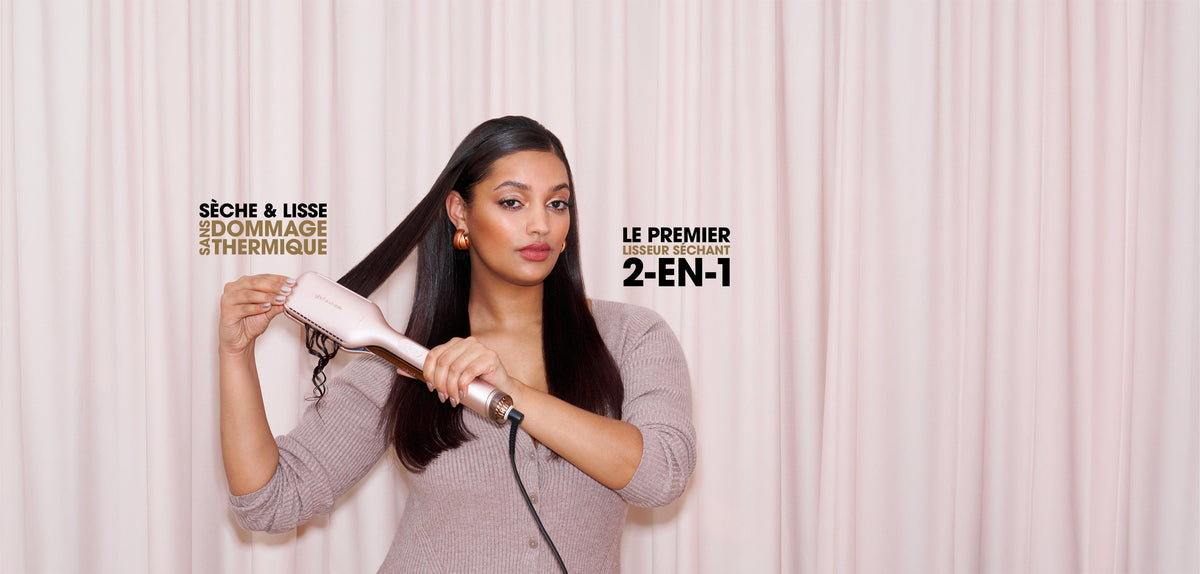 Nuovo cofanetto piastra asciugante 2 in 1 ghd duet style beige cashmere