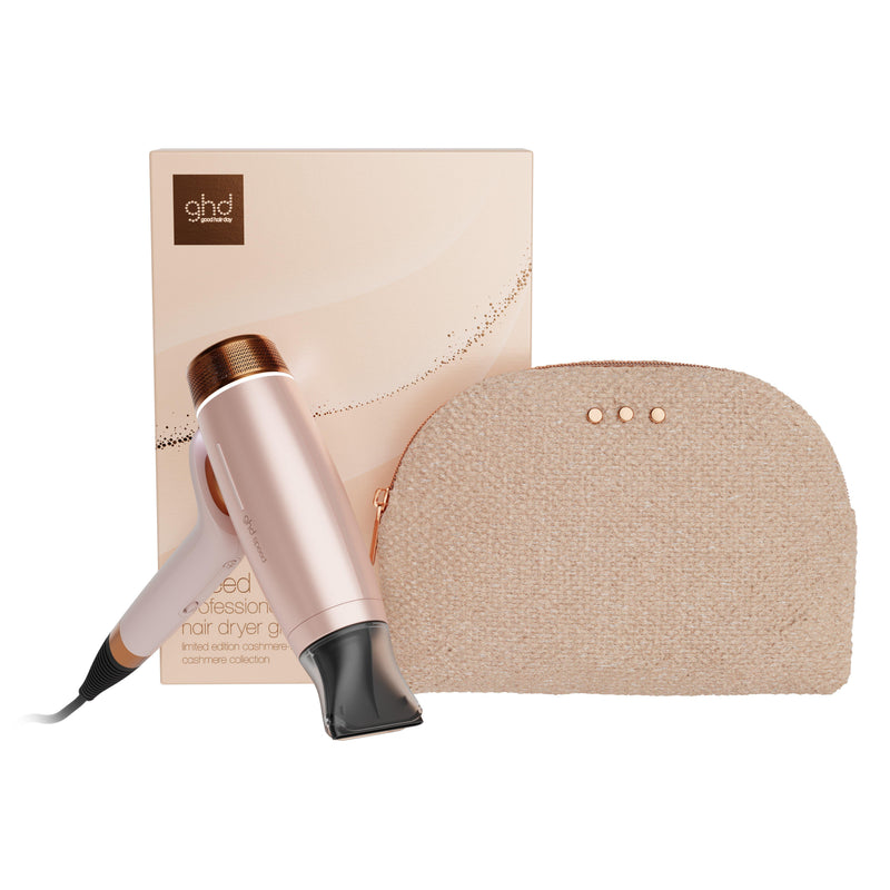 Nuovo cofanetto asciugacapelli ghd speed beige cashmere