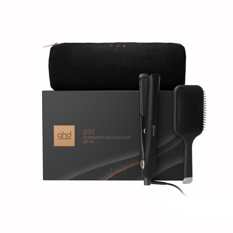 Nuovo cofanetto piastra ghd Gold nera
