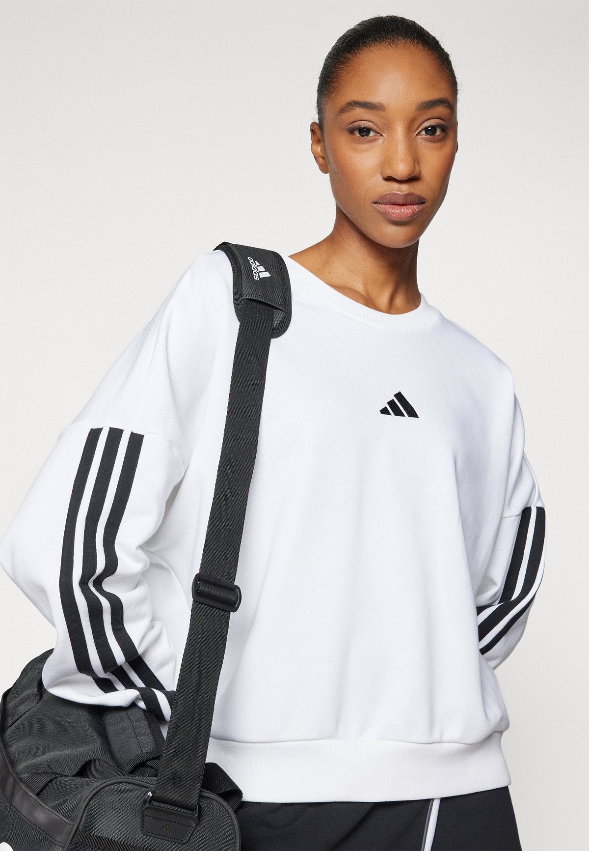 adidas Sportswear Essentials 3 Stripes – Felpa Donna