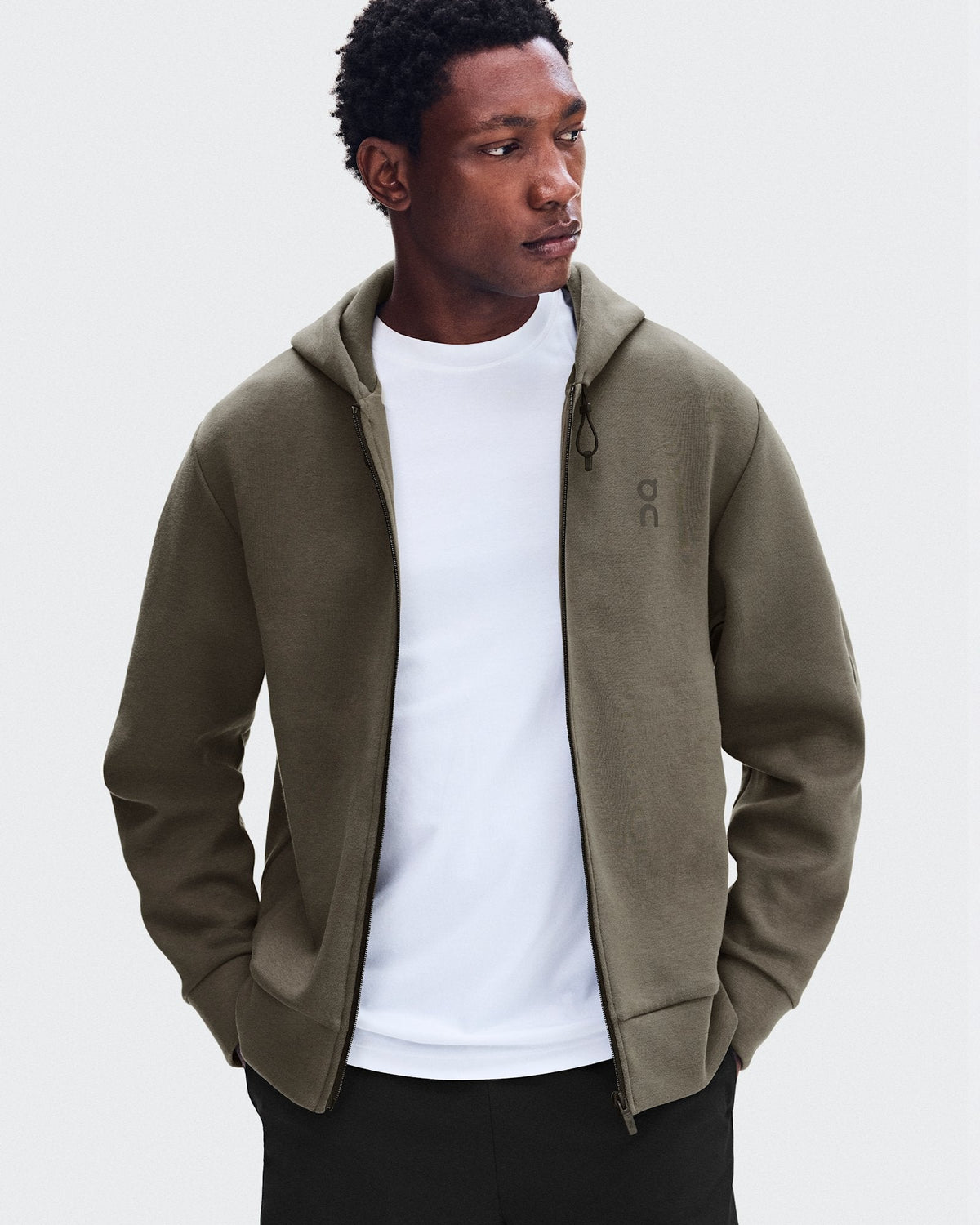 Focus Tech Zip Hoodie Uomo