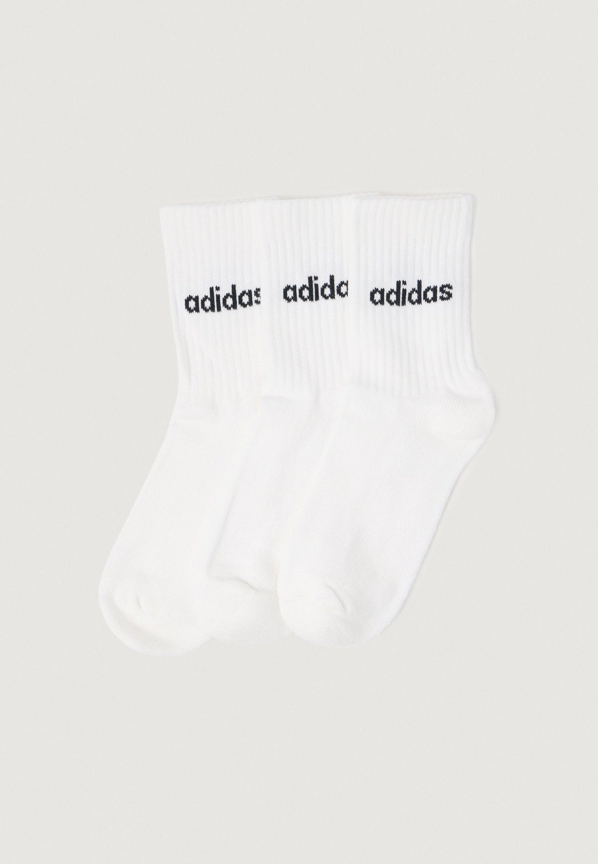 adidas Performance Linear Crew Socks Cushioned Socks Unisex 3 Pair Pack – Calzini sportivi