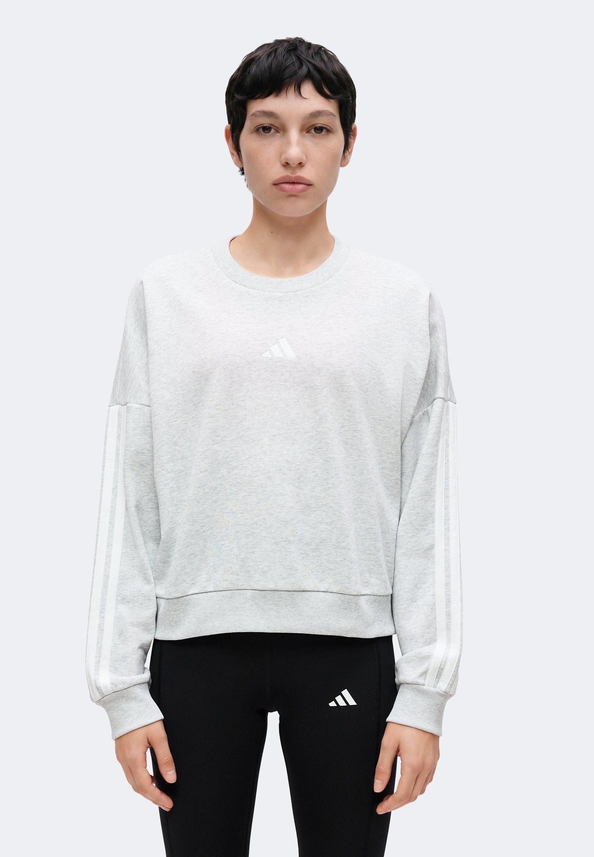 adidas Sportswear Essentials 3 Stripes – Felpa Donna