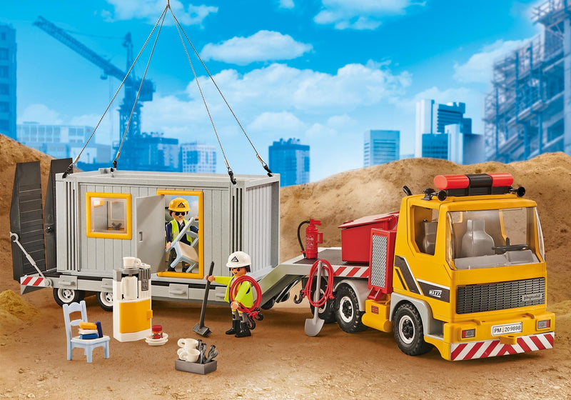 Camion con container attrezzato
