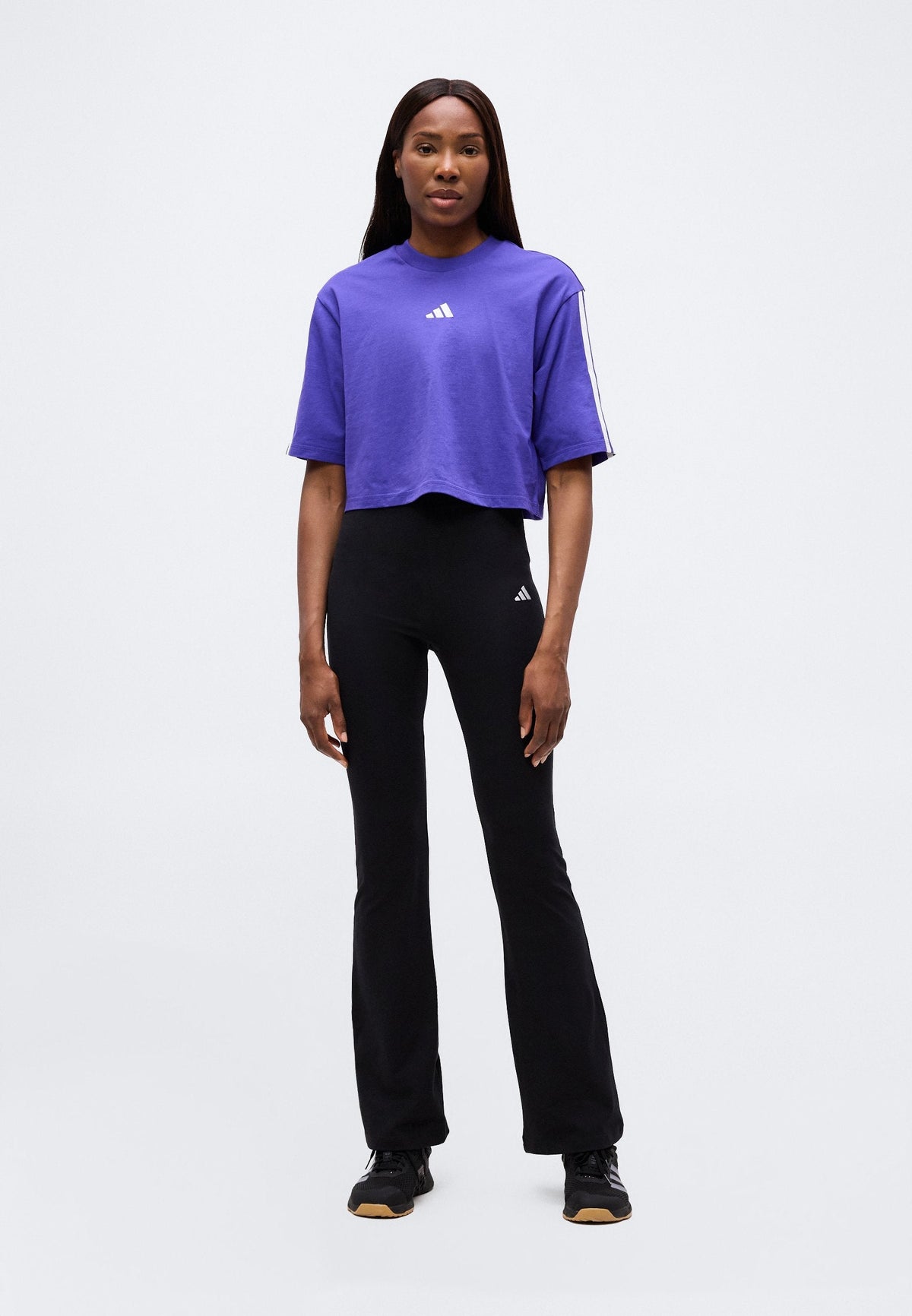 adidas Sportswear Essentials 3 Stripes Loose – T-shirt stampata Donna