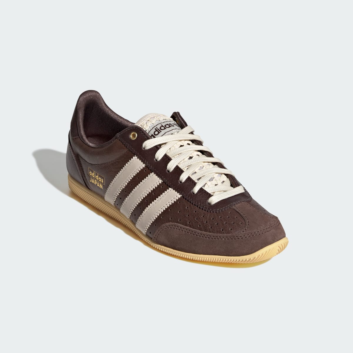 Sneakers Japan – Brown / Wonder White / Gold Metallic