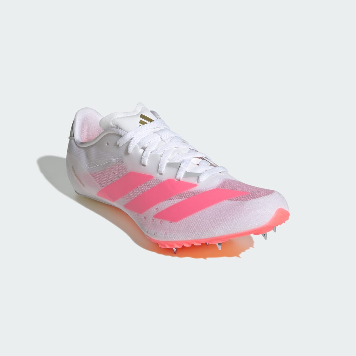 Scarpe Adizero Sprintstar – Cloud White / Solar Turbo / Gold Metallic