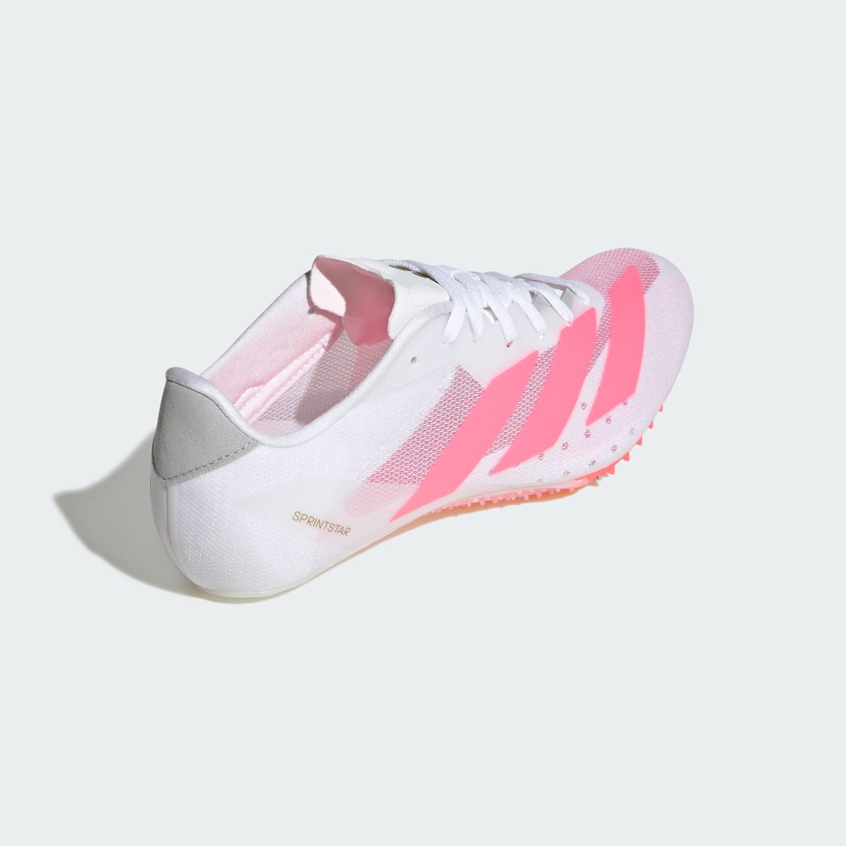 Scarpe Adizero Sprintstar – Cloud White / Solar Turbo / Gold Metallic