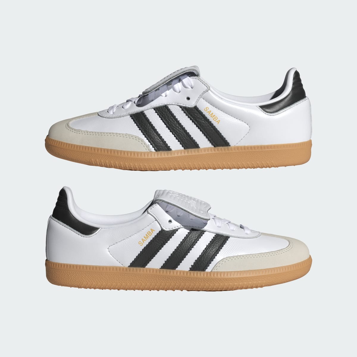 Sneakers Samba LT – Cloud White / Core Black / Gold Metallic