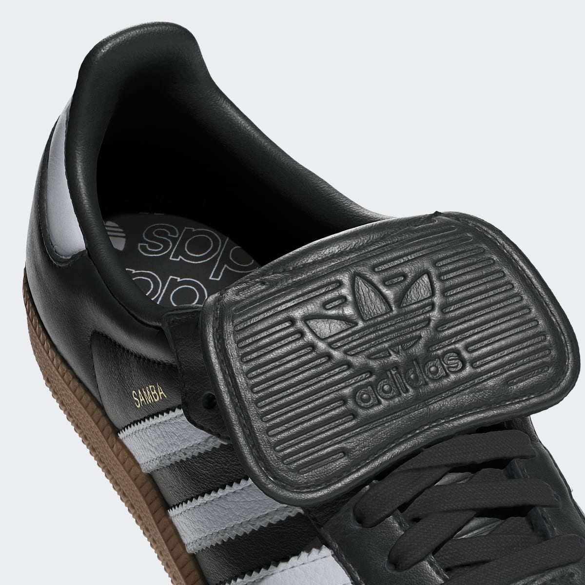Sneakers Samba LT – Core Black / Cloud White / Gold Metallic