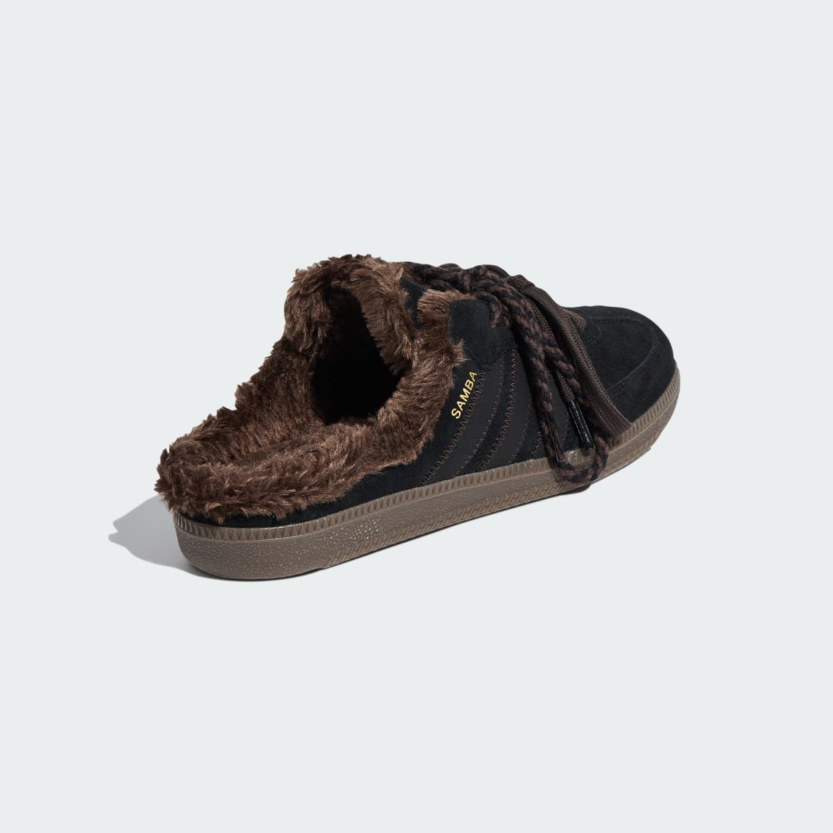 Mule Samba OG Donna – Core Black / Core Black / Dark Brown