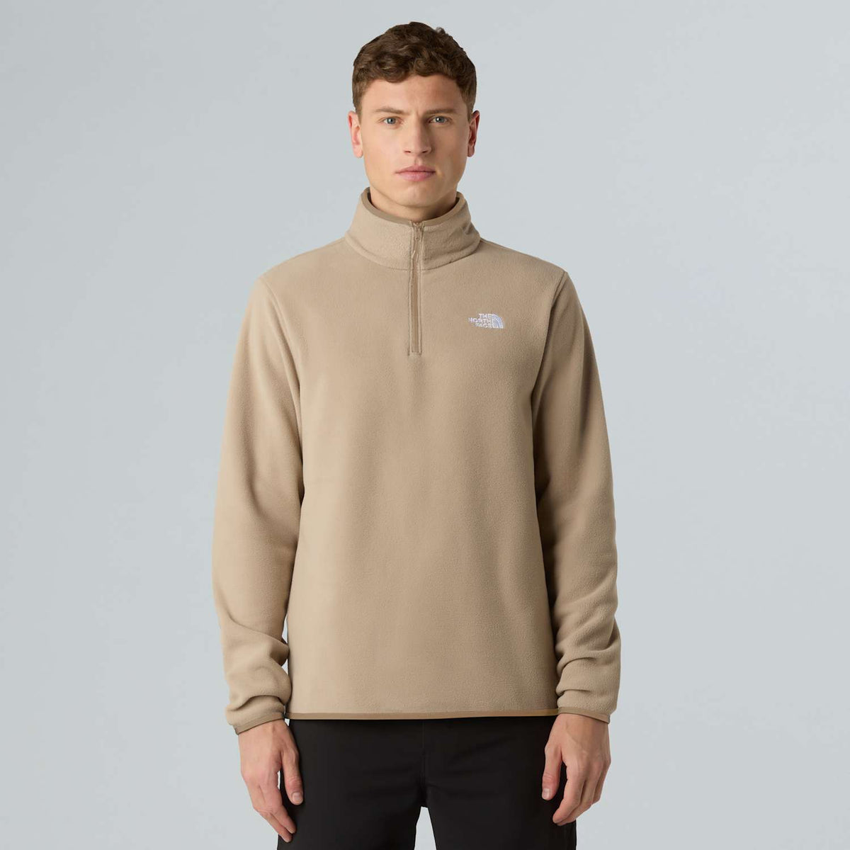 Pile con collo zip Glacier da uomo