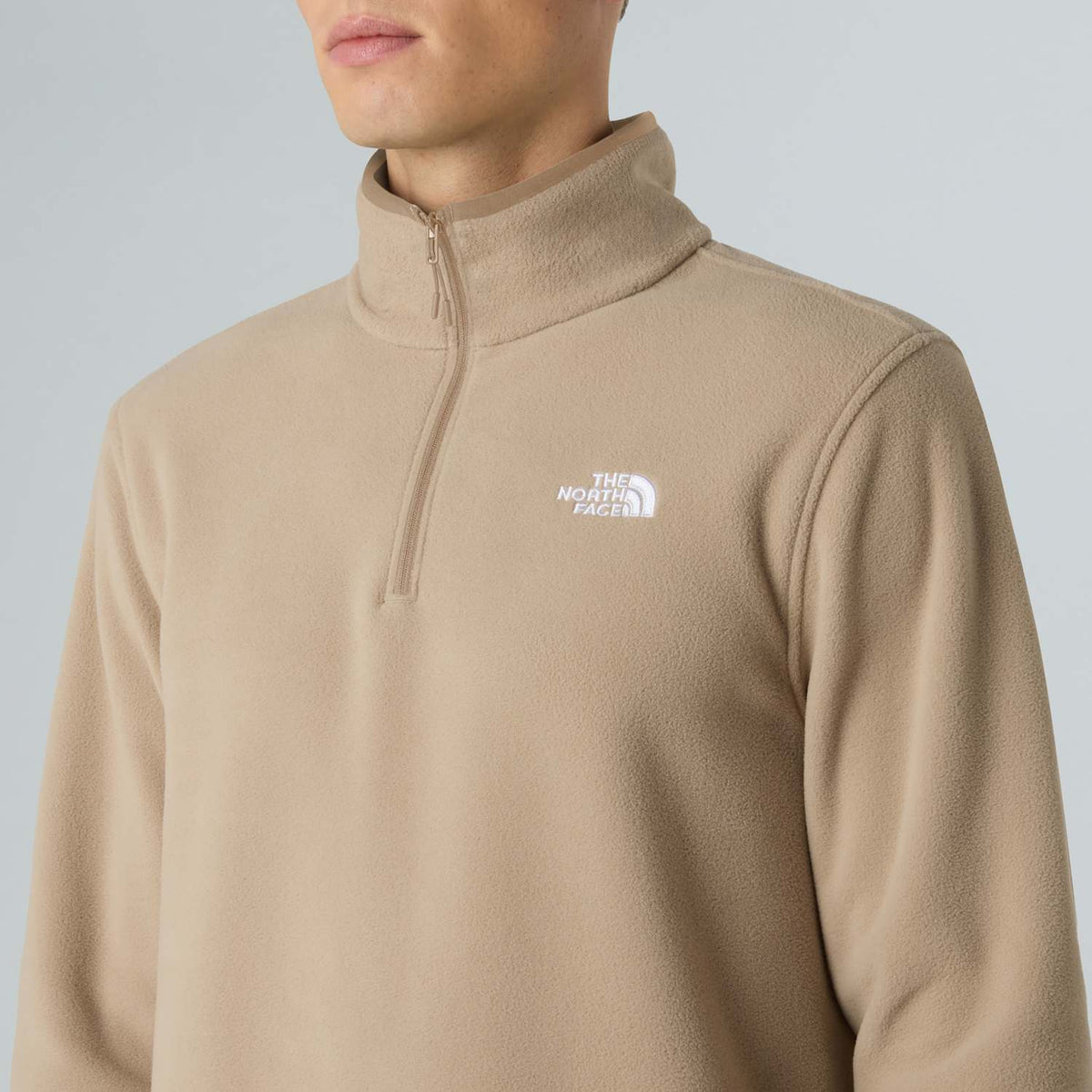 Pile con collo zip Glacier da uomo