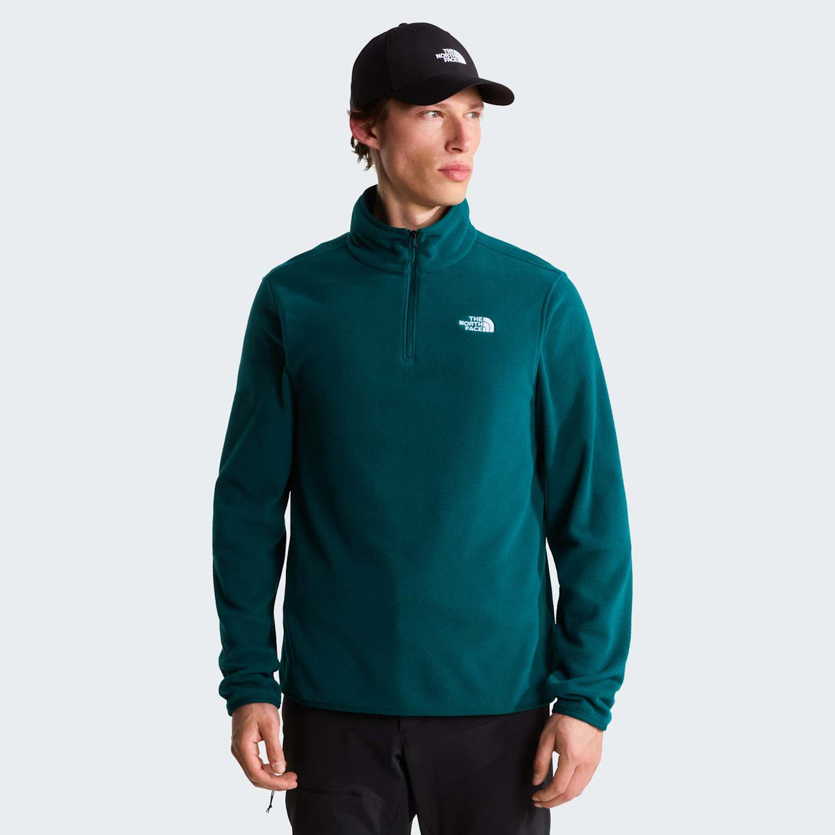 Pile con collo zip Glacier da uomo