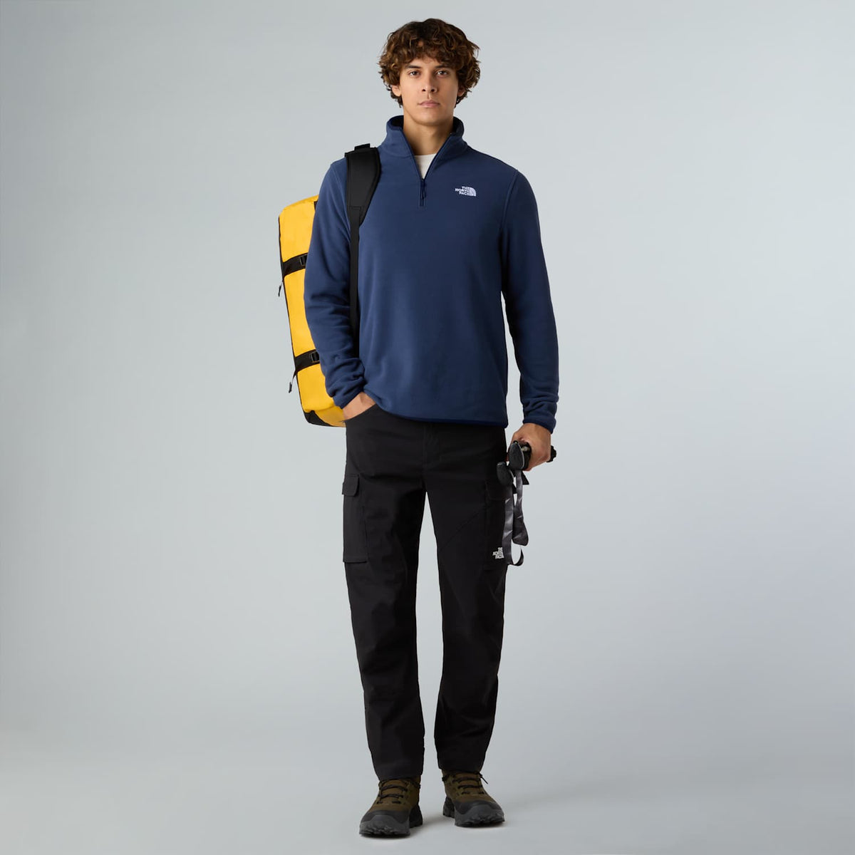 Pile con collo zip Glacier da uomo