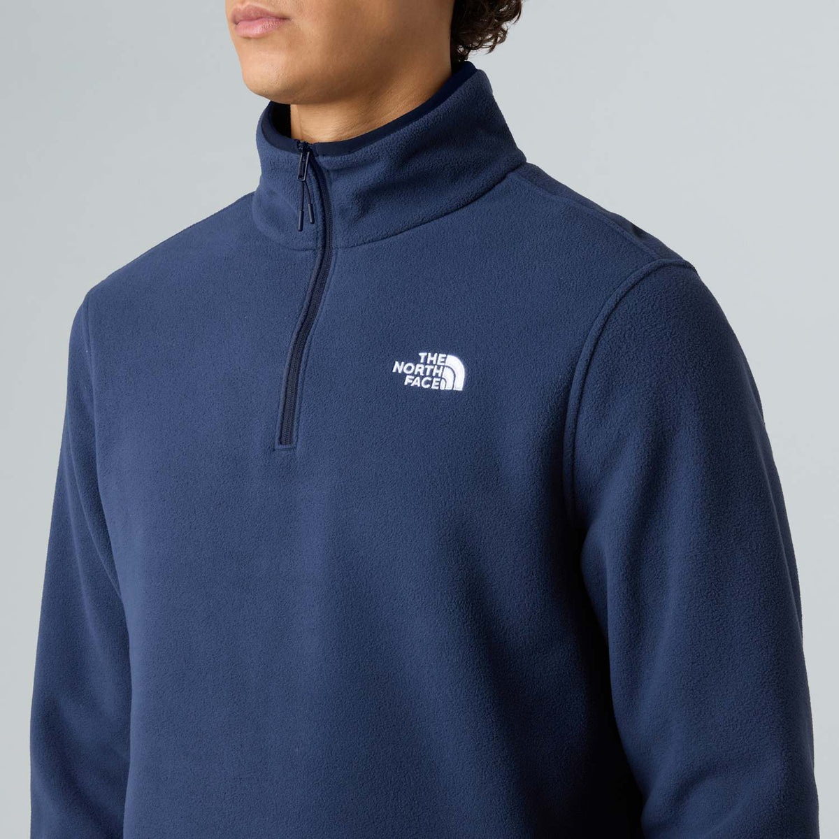 Pile con collo zip Glacier da uomo