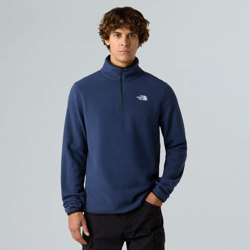 Pile con collo zip Glacier da uomo