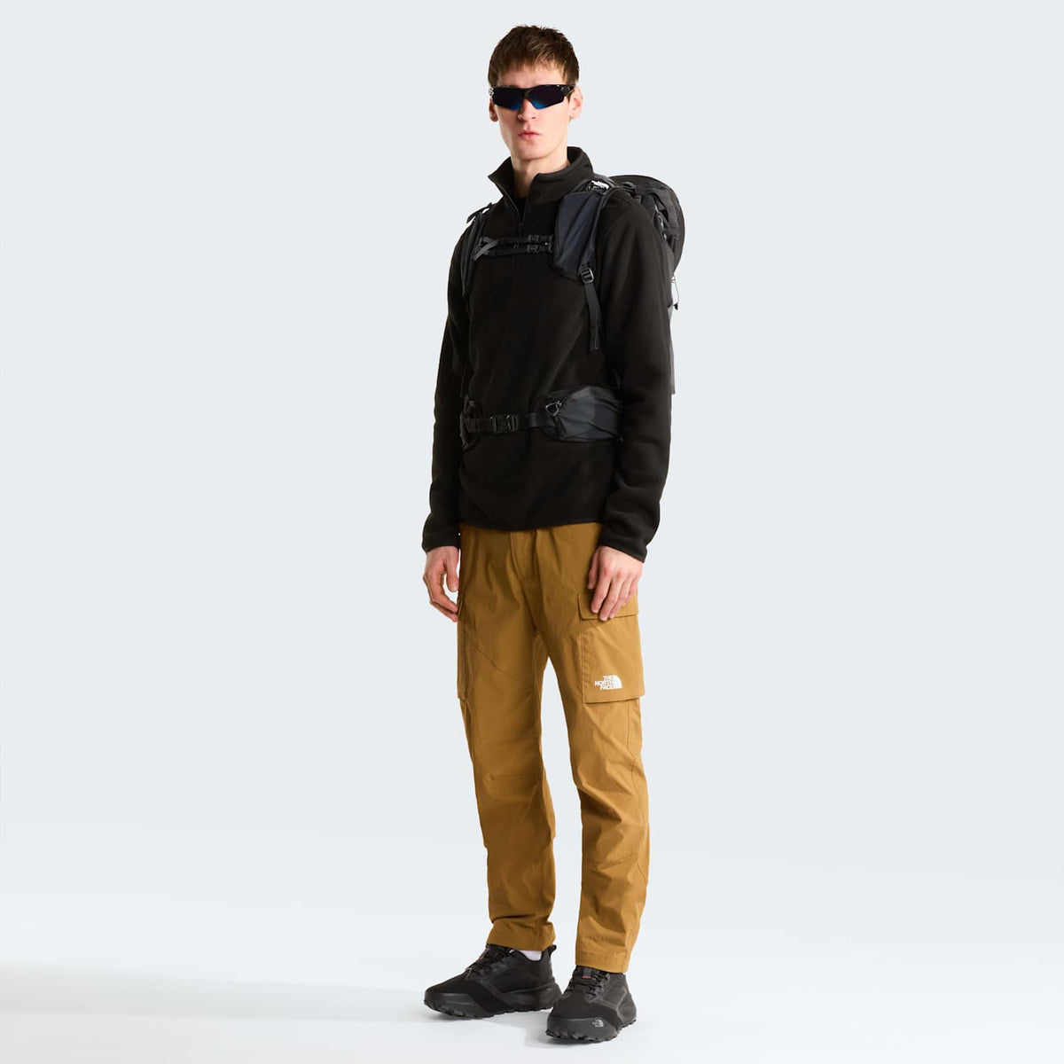 Pile con collo zip Glacier da uomo