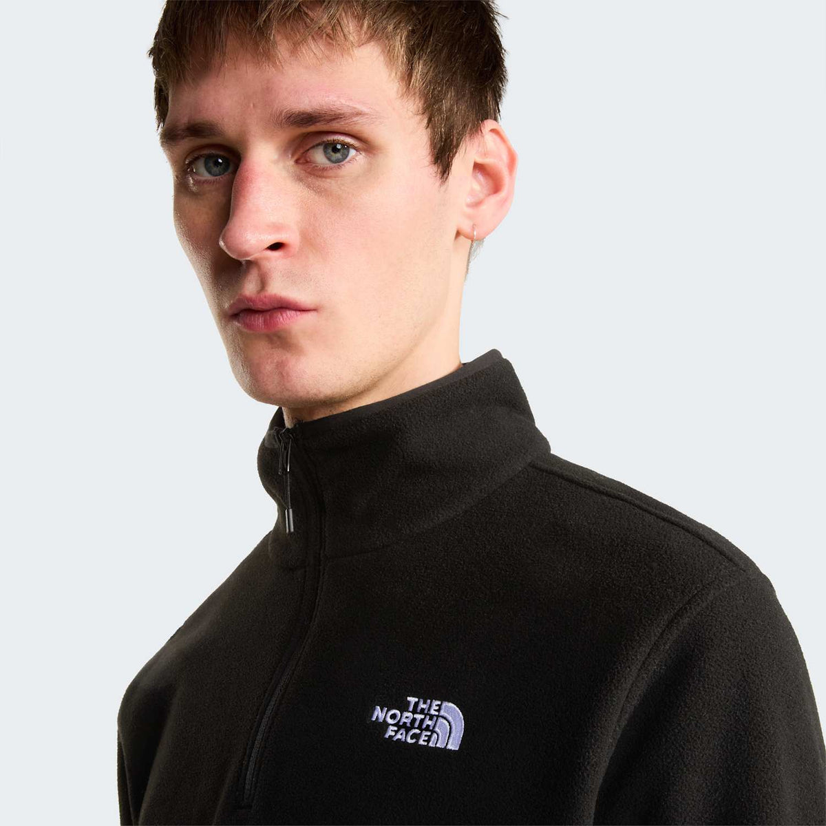 Pile con collo zip Glacier da uomo