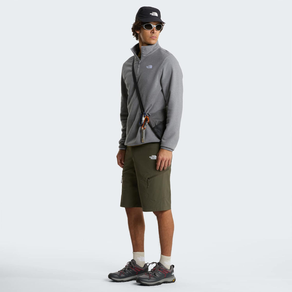 Pile con collo zip Glacier da uomo