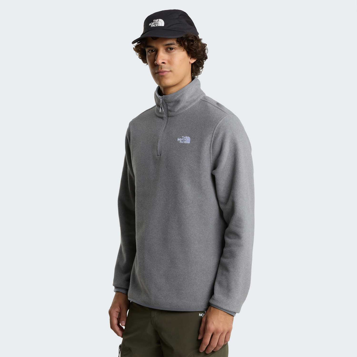 Pile con collo zip Glacier da uomo