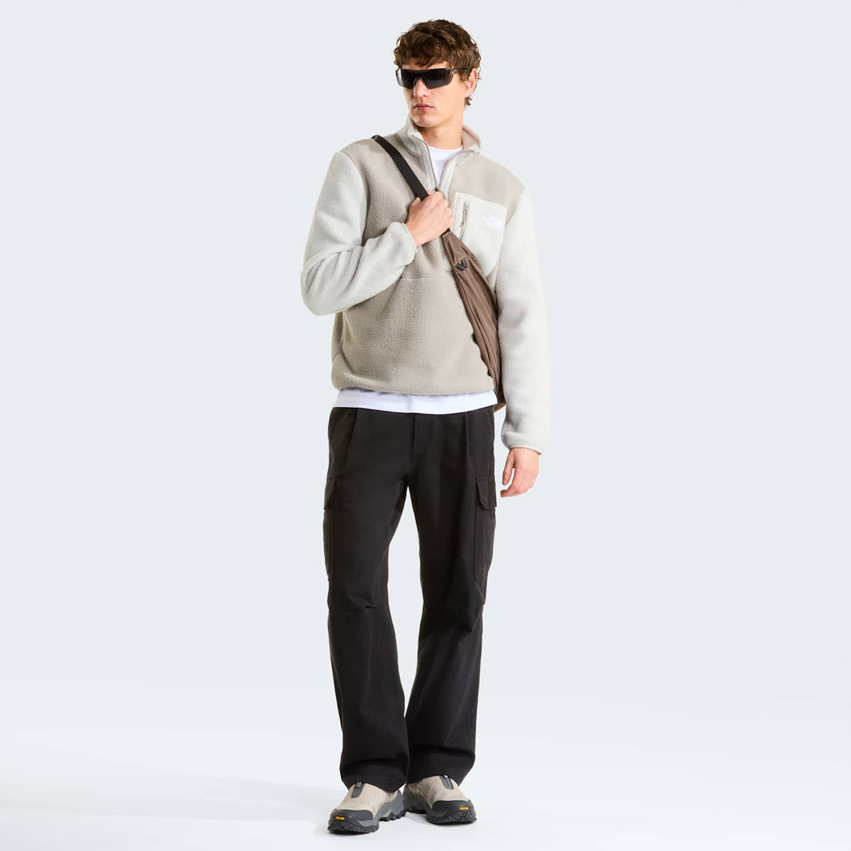 Pile con collo zip Yumiori da Uomo