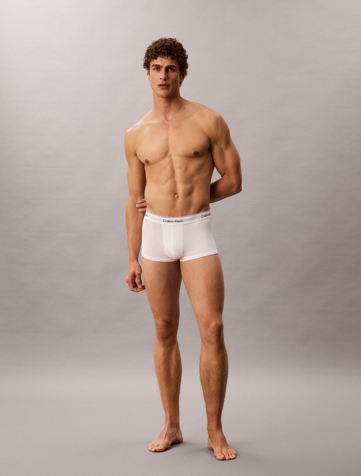 Confezione da 3 boxer corti a vita bassa Icon Cotton Stretch