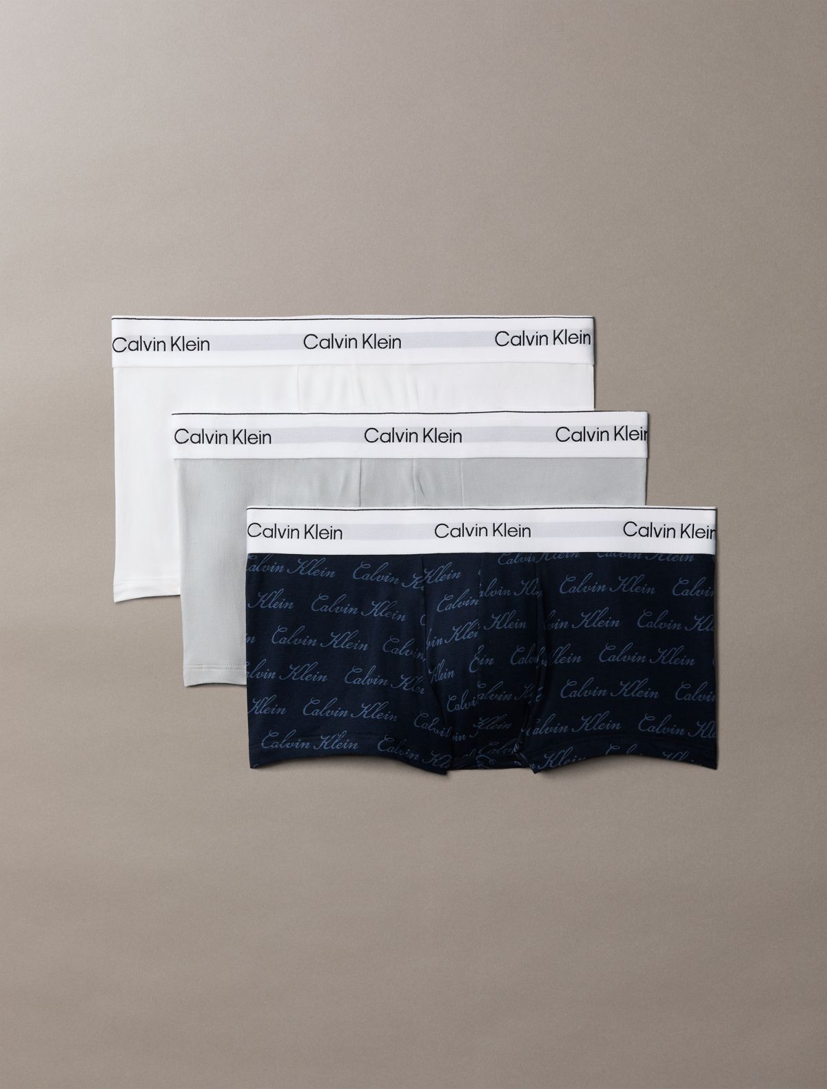 Confezione da 3 boxer corti a vita bassa Icon Cotton Stretch