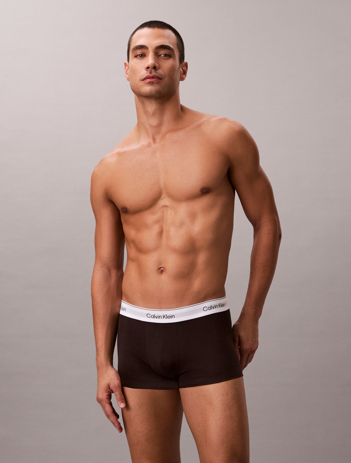 Confezione da 3 boxer corti a vita bassa Icon Cotton Stretch