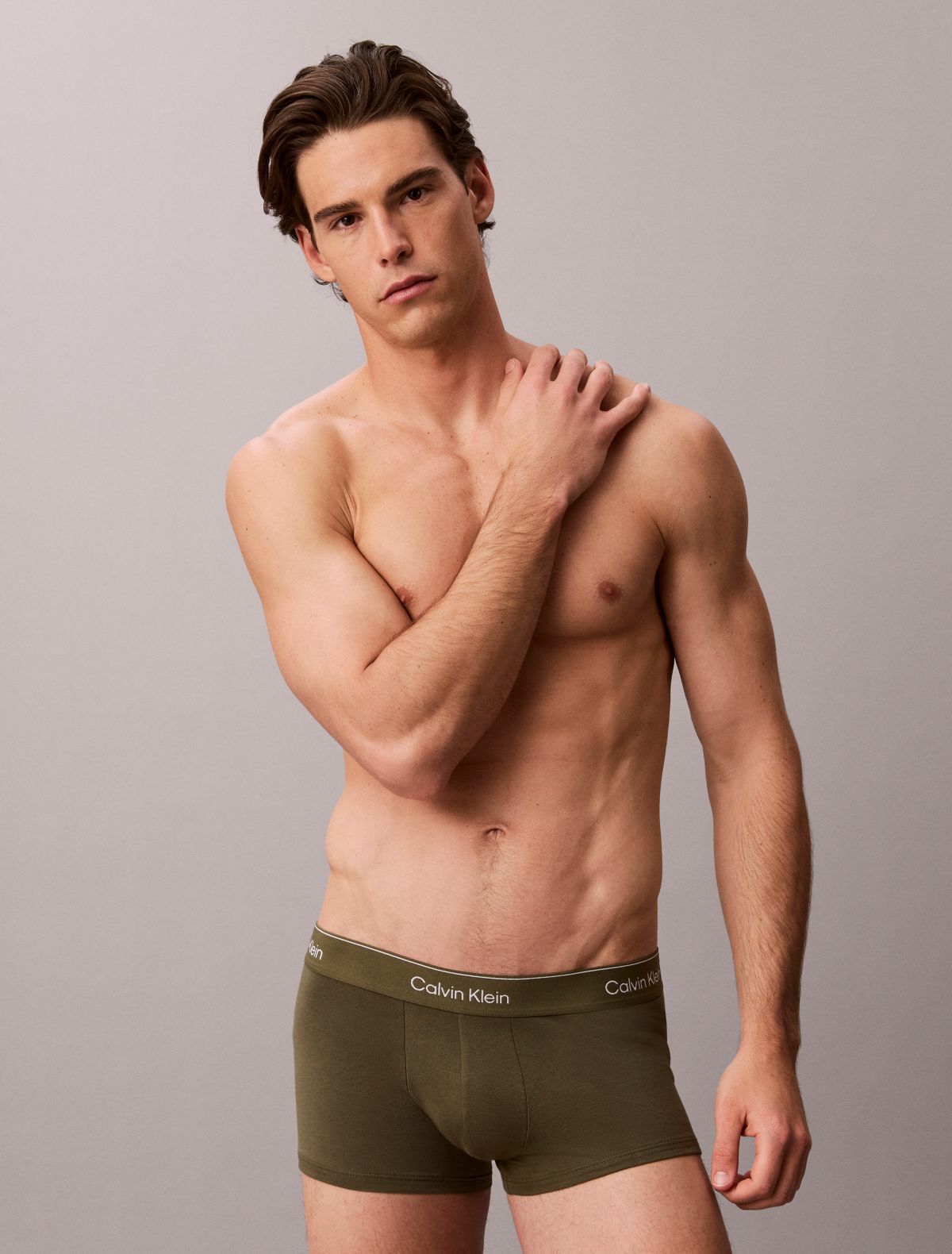 Confezione da 3 boxer corti a vita bassa Icon Cotton Stretch
