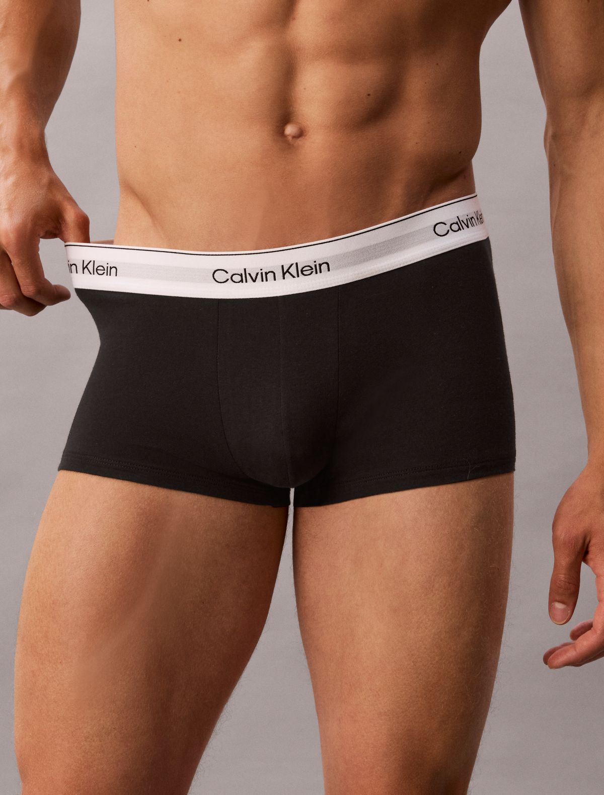 Confezione da 3 boxer corti a vita bassa Icon Cotton Stretch
