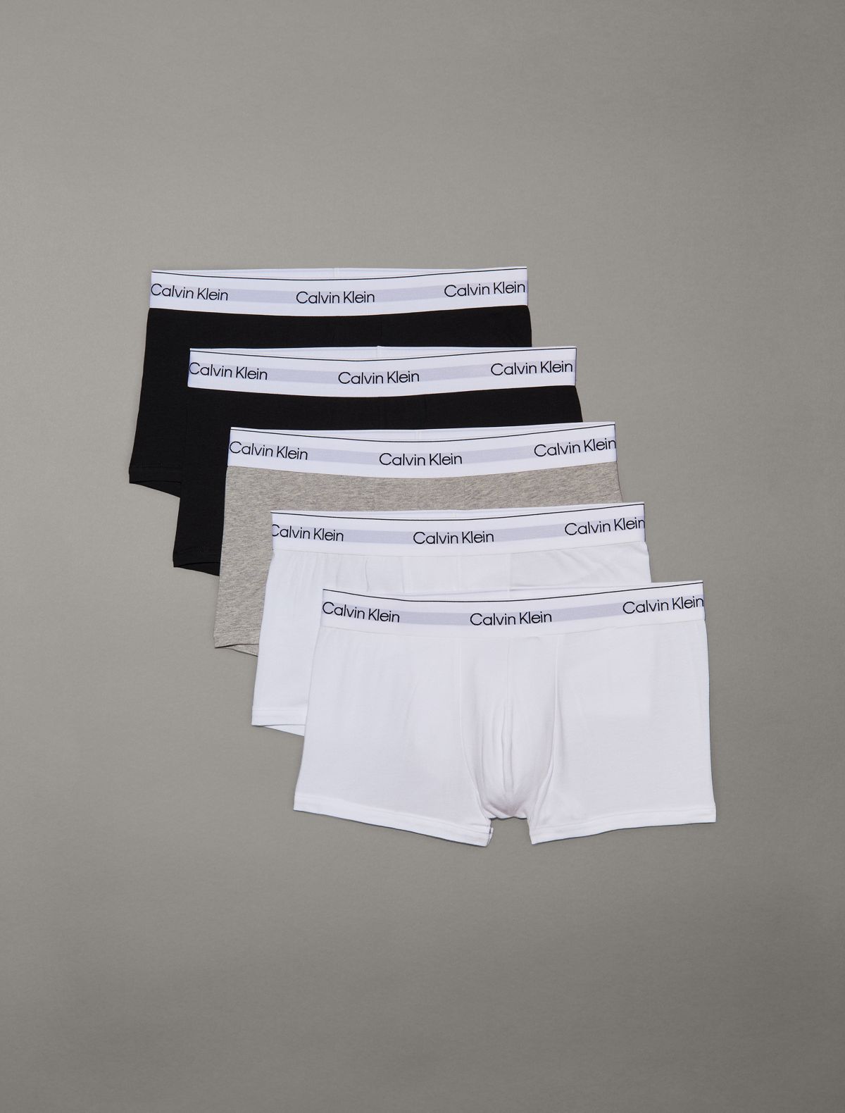 Confezione da 5 boxer corti a vita bassa Icon Cotton Stretch